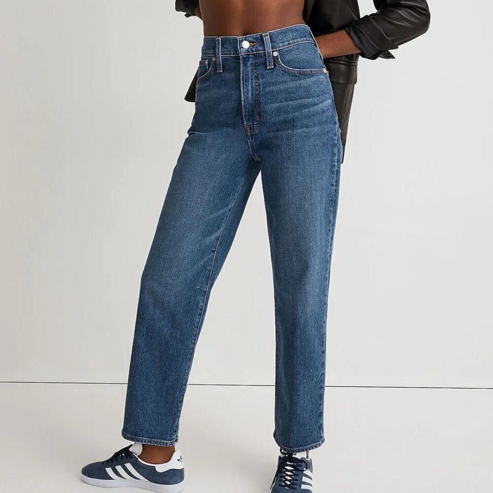 Madewell Dark Wash The Perfect Vintage Straight‎ Jeans